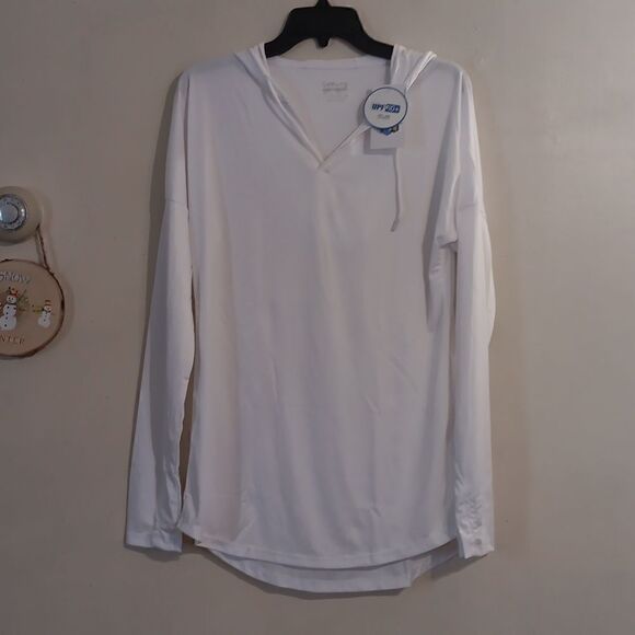 New‎ DAYOUNG Athletic Hoody With Thumb Holes Women's Large New - Picture 3 of 10